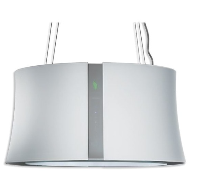 FALMEC ZEPHIRO E-ION 67 E.P.CAP. WHITE GLASS 450 m3/h